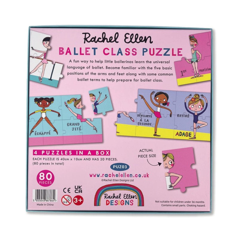 Rachel Ellen Παιδικό Puzzle "Ballet Class" 80 κομμάτια 