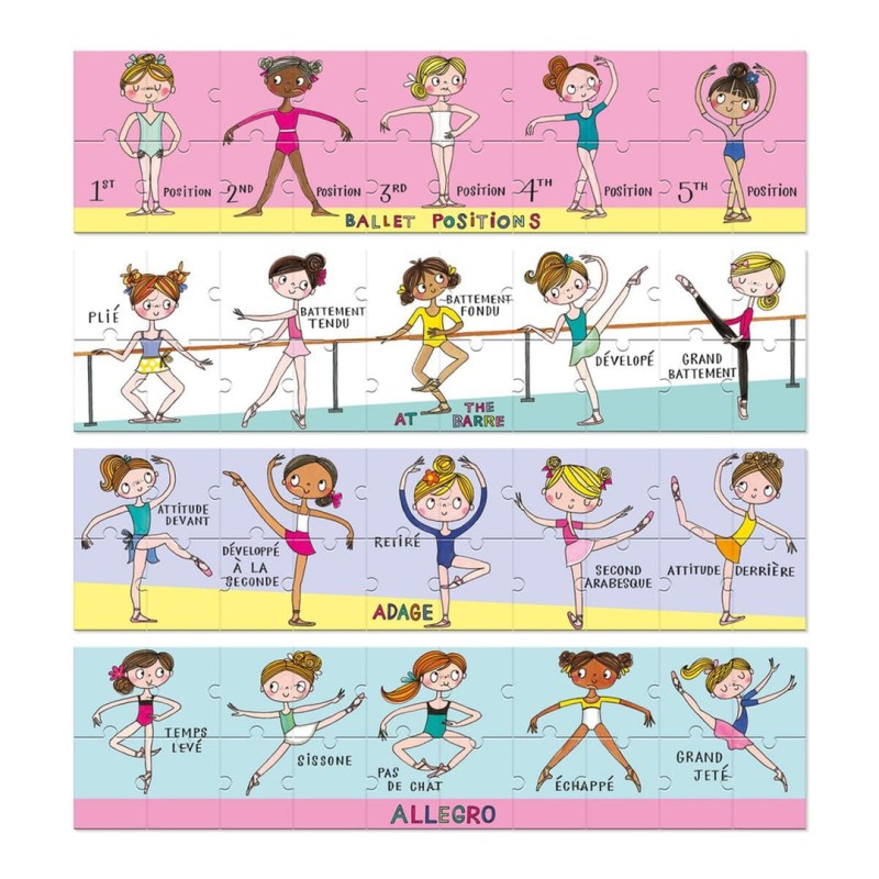 Rachel Ellen Παιδικό Puzzle "Ballet Class" 80 κομμάτια 