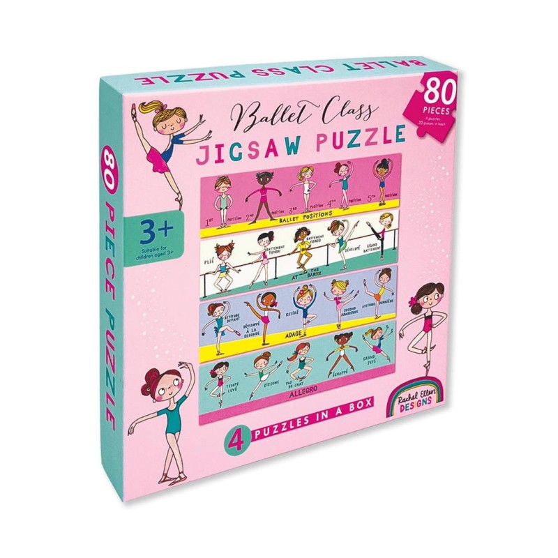 Rachel Ellen Παιδικό Puzzle "Ballet Class" 80 κομμάτια 