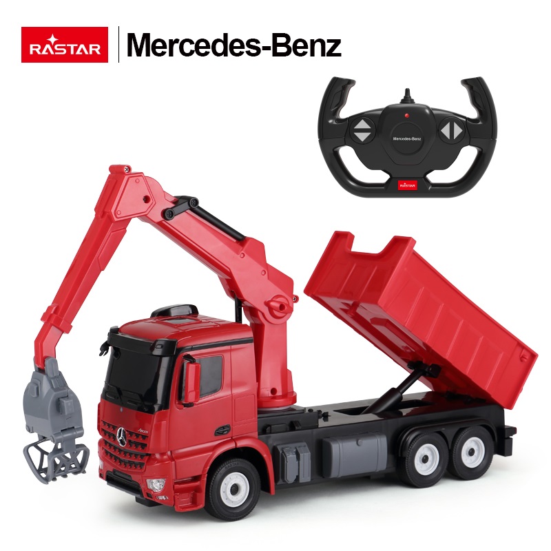 Τηλεκατευθυνόμενο MERCEDES BENZ Γερανός 1:24  Κόκκινο 