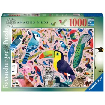 Ravensburger Παζλ 1000 Απίθανα Πτηνά 