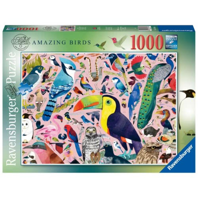Ravensburger Παζλ 1000 Απίθανα Πτηνά 