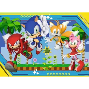 Ravensburger Παιδικό Παζλ "Sonic" 100XXL κομμάτια 
