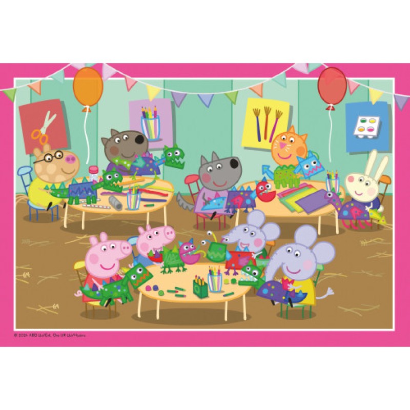 Ravensburger Παιδικό Παζλ "Pepp Pig Ωρα για γιορτή" 2x12 κομμάτια 