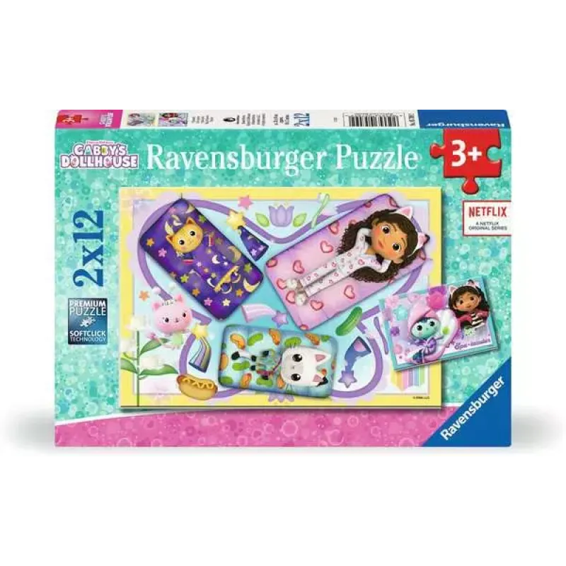 Ravensburger Παιδικό Παζλ "Gabby's Dollhouse" 2x12 κομμάτια