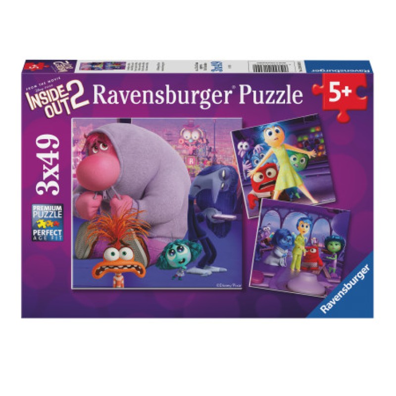 Ravensburger Παιδικό Παζλ "Τα Μυαλά που Κουβαλάς 2" 3x49 κομμάτια 