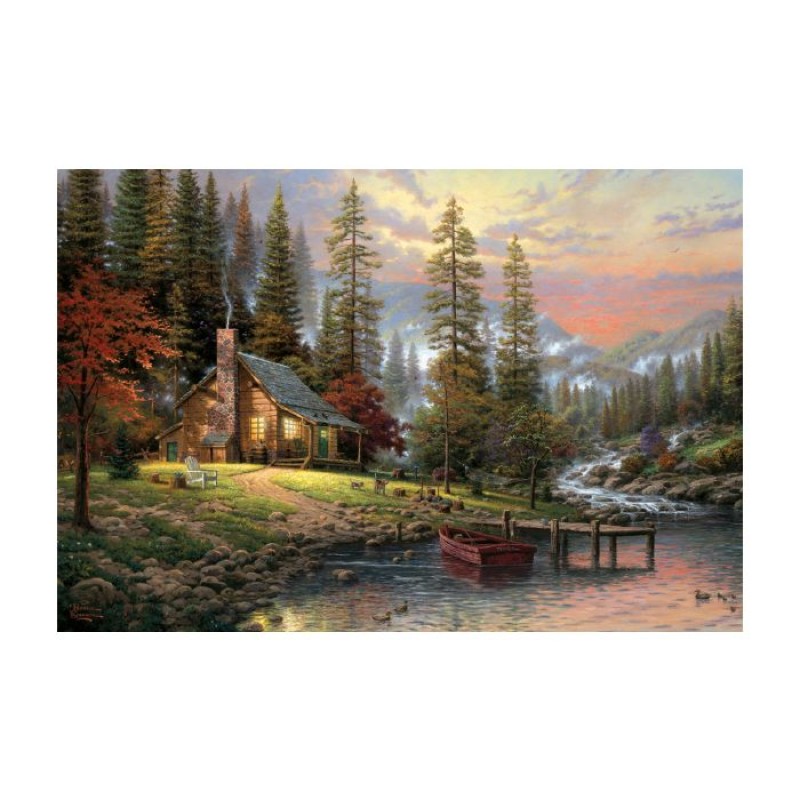 Schmidt Παζλ 500 Thomas Kinkade Σαλε στο βουνο