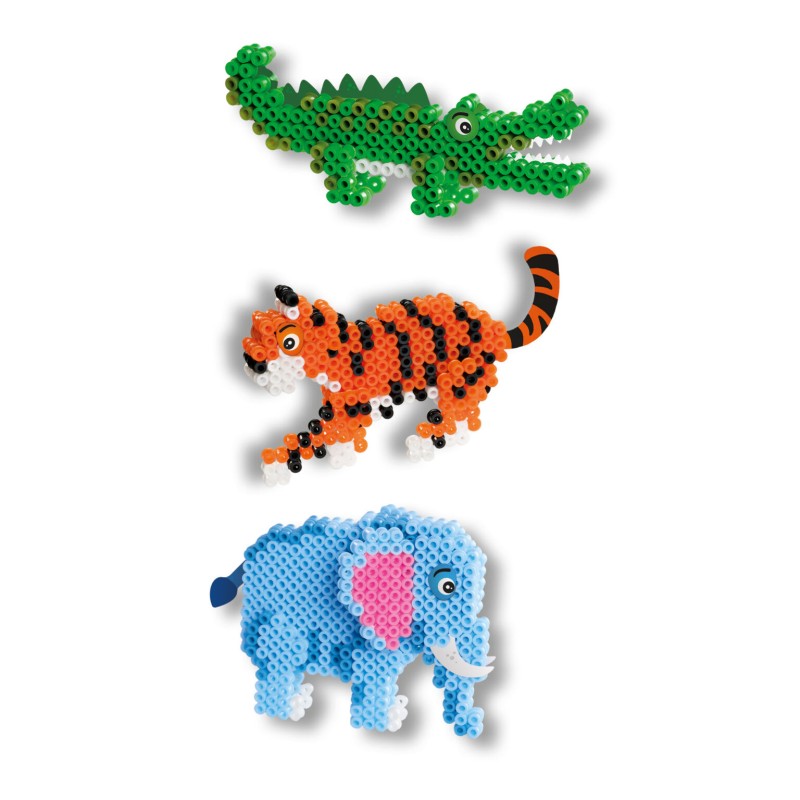 SES Creative "Χάντρες σιδερώματος – Safari Animals"