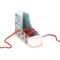 Small Foot Ξύλινο Παιχνίδι Εκμάθησης Δεσίματος Κορδονιών