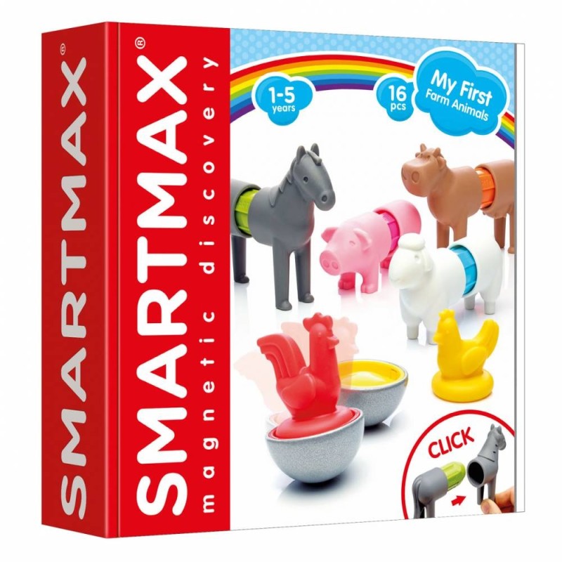 SmartMax Κατασκευές με Μαγνήτη Ζωάκια της Φάρμας