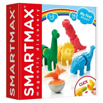 SmartMax Κατασκευές με Μαγνήτη Δεινοσαυράκια 14τεμ.
