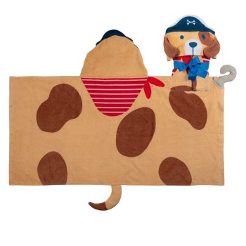 Stephen Joseph Παιδική Πετσέτα με Κουκούλα, Pirate Dog