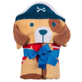 Stephen Joseph Παιδική Πετσέτα με Κουκούλα, Pirate Dog
