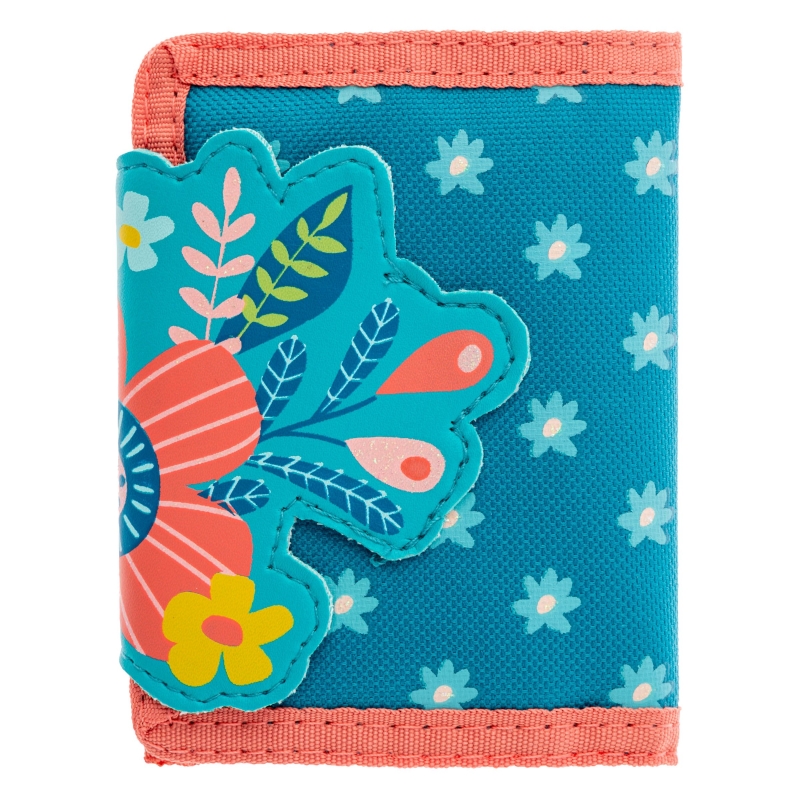 Παιδικό Πορτοφόλι, Turquoise Floral