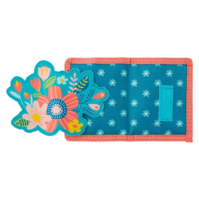Παιδικό Πορτοφόλι, Turquoise Floral