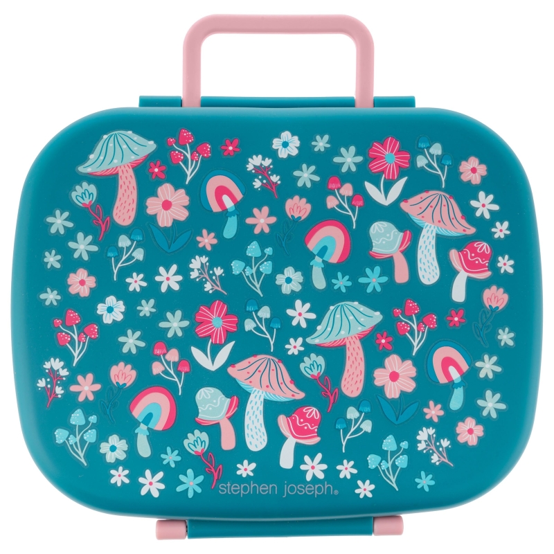Δοχείο Φαγητού, Bento Box with Removable Tray, Mushroom