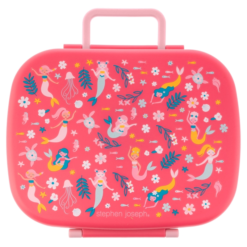 Δοχείο Φαγητού, Bento Box with Removable Tray, Mermaid