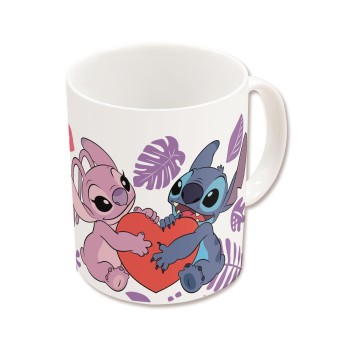 Κούπα Κεραμική Stitch & Angel with Heart in Gift Box (325ml) 