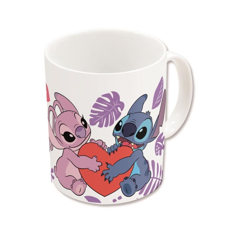 Κούπα Κεραμική Stitch & Angel with Heart in Gift Box (325ml) 