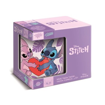 Κούπα Κεραμική Stitch & Angel with Heart in Gift Box (325ml) 