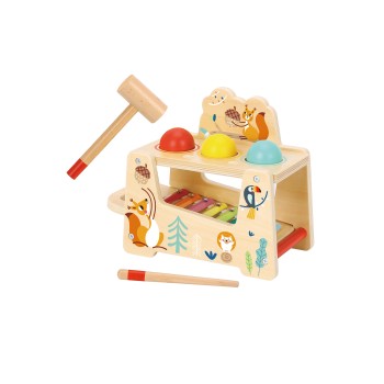 Tooky Toy Ξυλινο Παιχνιδι Χτυπώ & Παίζω Ξυλόφωνο