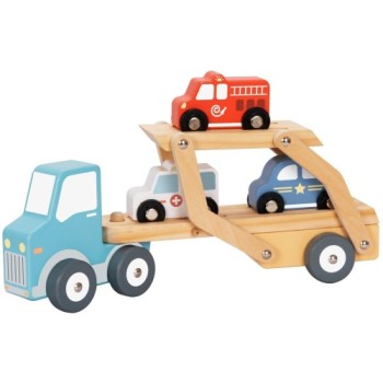 Tooky Toy Ξυλινο Φορτηγό Μεταφοράς Αυτοκινήτων 