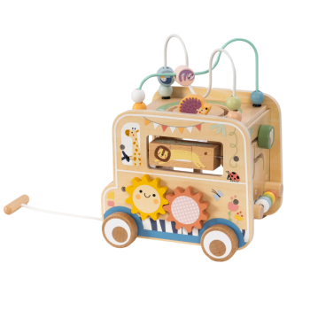 Tooky Toy Ξύλινο Αυτοκίνητο Δραστηριοτήτων 