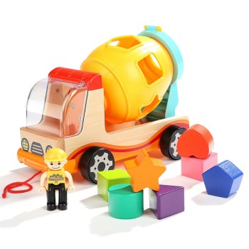 TOPBRIGHT Φορτηγο Ταξινόμησης "Mixer Truck with Shape Sorter"