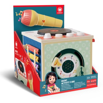 TOPBRIGHT Μουσικός Κύβος Δραστηριοτήτων "Music Activity Cube"