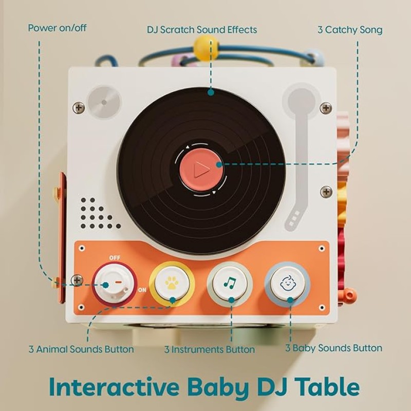 TOPBRIGHT Μουσικός Κύβος Δραστηριοτήτων "Music Activity Cube"