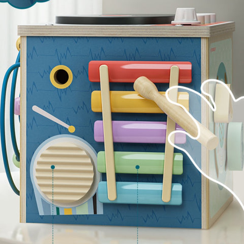 TOPBRIGHT Μουσικός Κύβος Δραστηριοτήτων "Music Activity Cube"