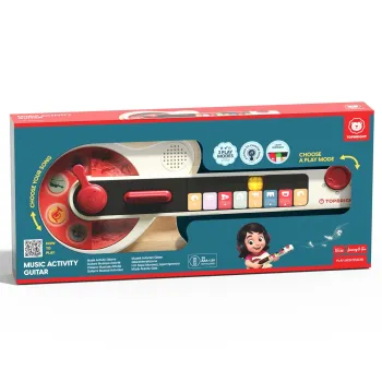 TOPBRIGHT Ξύλινη Κιθάρα Δραστηριοτήτων "Music Activity Guitar"