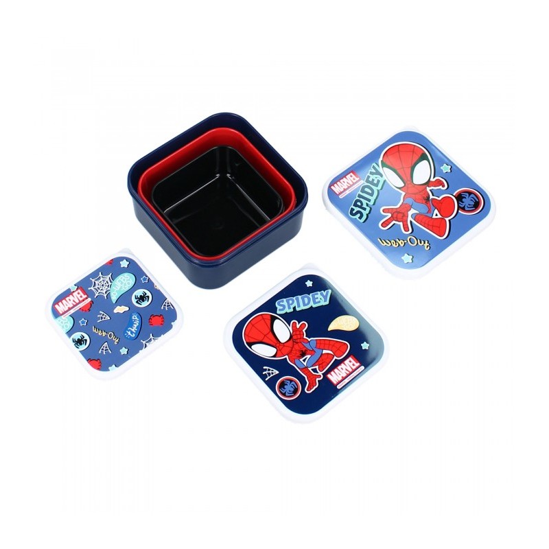 Σετ φαγητοδοχείων (3 σε 1) "Spidey" Fresh Bites