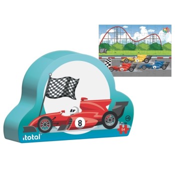i-Total Παιδικό Puzzle "Cars Race" 49 κομμάτια 