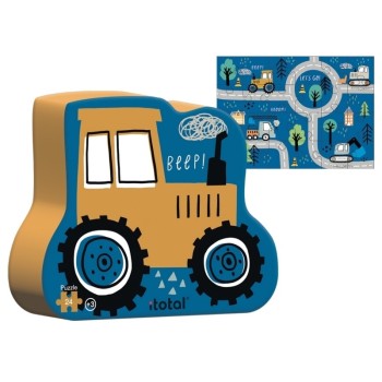 i-Total Παιδικό Puzzle "Trucks" 24 κομμάτια 