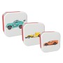Σετ φαγητοδοχείων (3 σε 1) "Cars Race" 