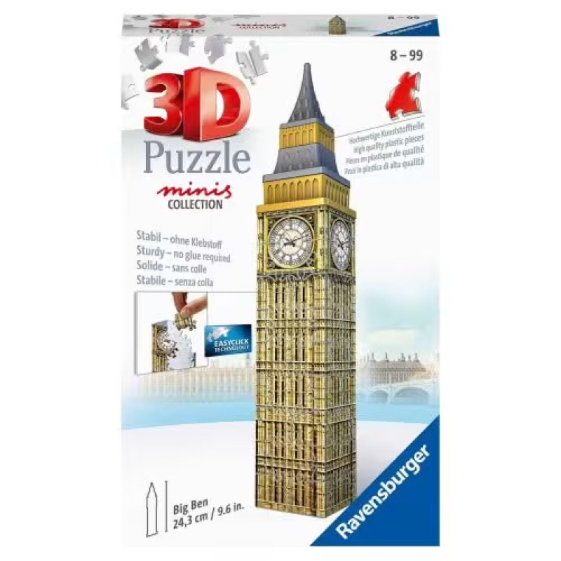 Ravensburger 3D Puzzle "Μπιγκ Μπεν" Mini