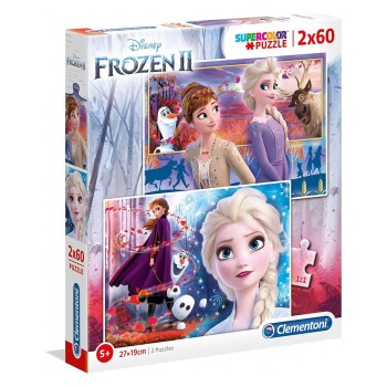 Clementoni Παιδικό Παζλ S.C. "Frozen II" 2x60 κομμάτια
