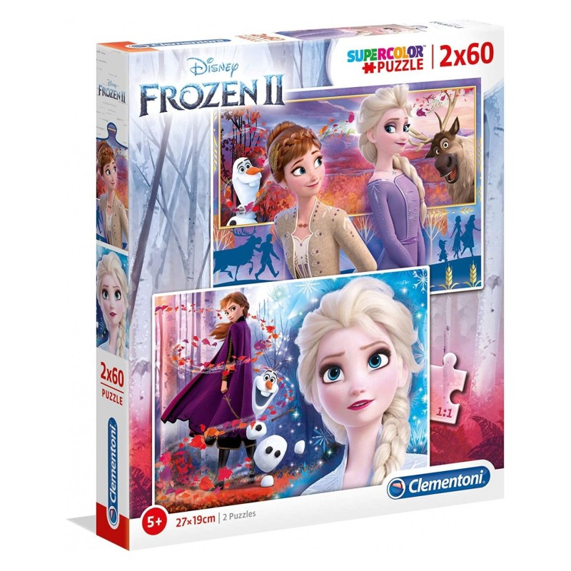 Clementoni Παιδικό Παζλ S.C. "Frozen II" 2x60 κομμάτια