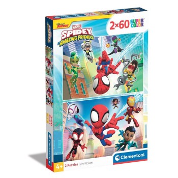 Clementoni Παιδικό Παζλ S.C. "Spidey&Amazing Friends" 2x60 κομμάτια