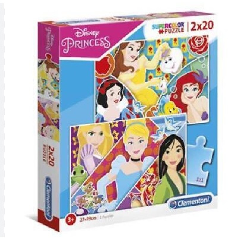 Clementoni Παιδικό Παζλ S.C. "Disney Princess" 2x20 κομμάτια