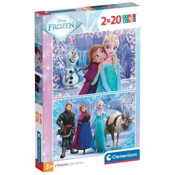 Clementoni Παιδικό Παζλ S.C. "Frozen" 2x20 κομμάτια 