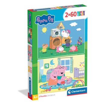 Clementoni Παιδικό Παζλ S.C. "Peppa Pig" 2x60 κομμάτια