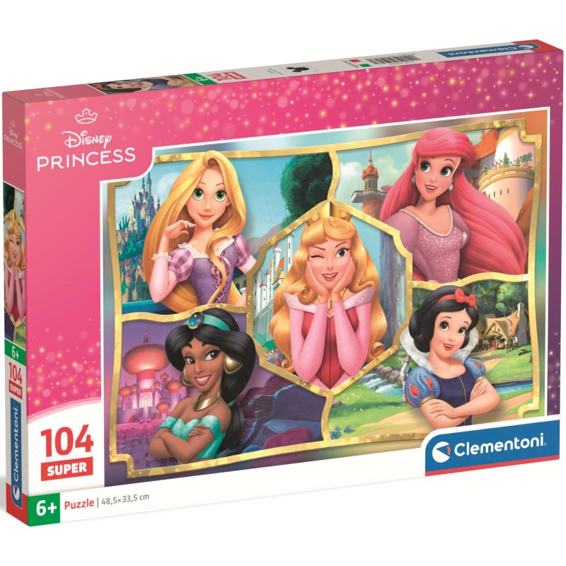 Clementoni Παιδικό Παζλ S.C. "Princess - Πριγκίπισσες" 104 κομμάτια