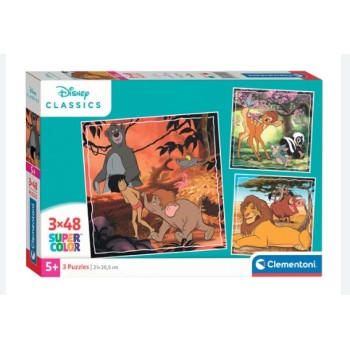 Clementoni Παιδικό Παζλ S.C. "Disney Classics" 3x48 κομμάτια