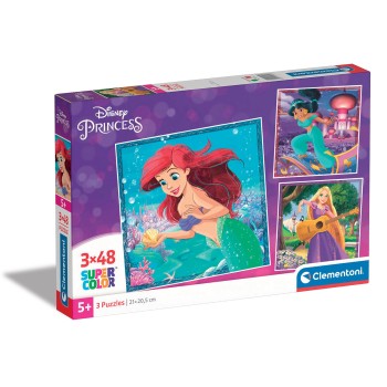Clementoni Παιδικό Παζλ S.C. "Disney Princess" 3x48 κομμάτια 