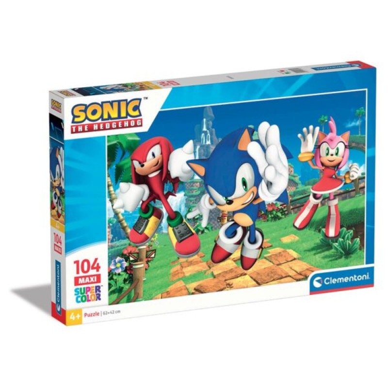 Clementoni Παιδικό Παζλ Maxi S.C. "Sonic" 104 κομ.