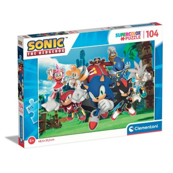 Clementoni Παιδικό Παζλ S.C. "Sonic" 104 κομμάτια