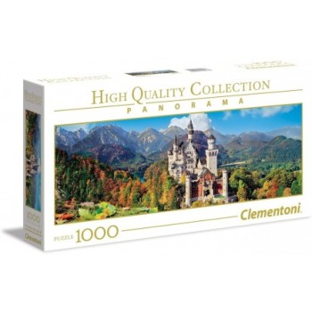 Clementoni Παζλ 1000 H.Q. Panorama Κάστρο Neuschwanstein