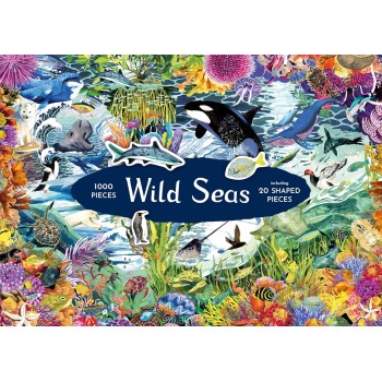 WILD SEAS JIGSAW: A JIGSAW PUZZLE - 1000 PIECES WITH 20 SHAPED PIECES